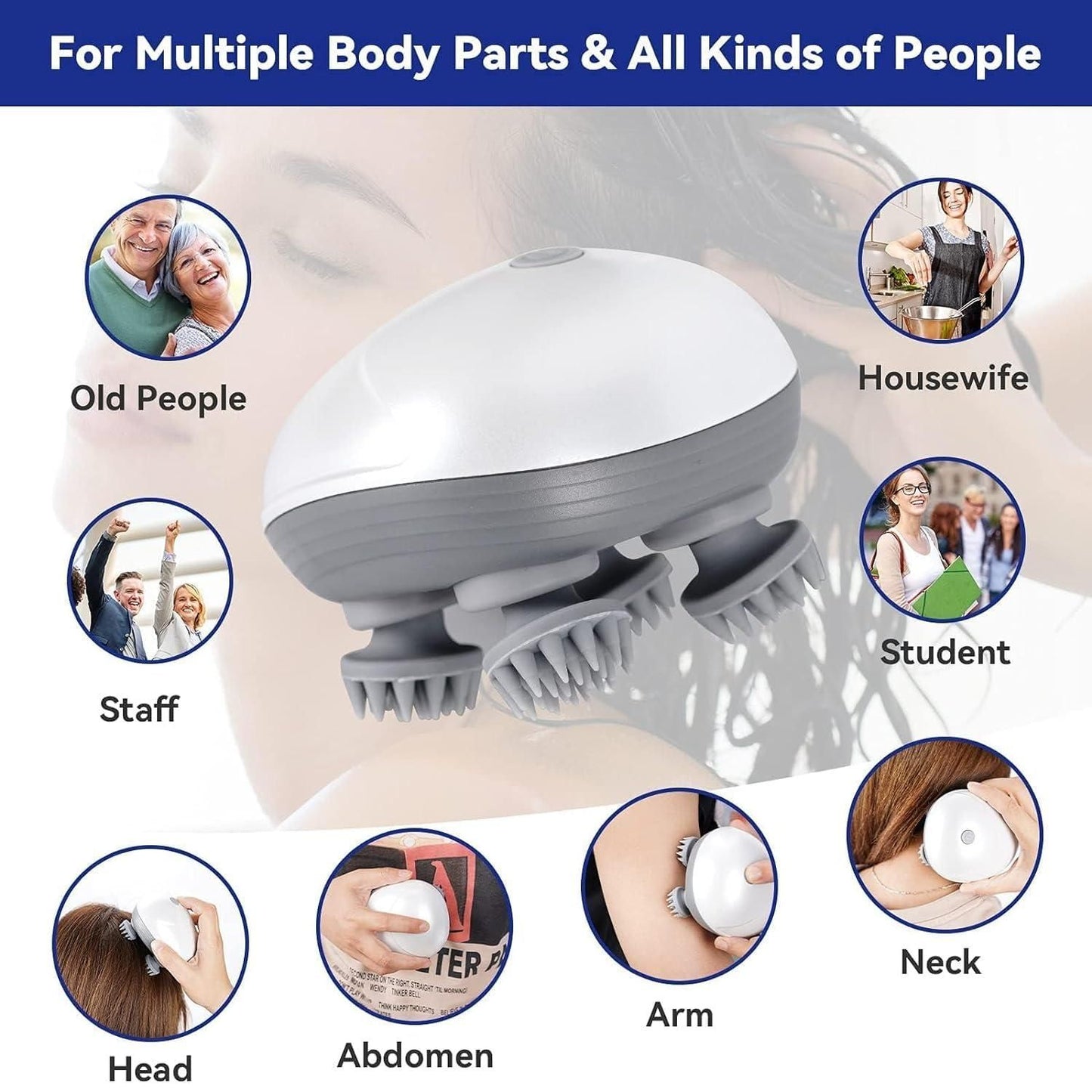 Electric Scalp Massager / Head & Body Massager